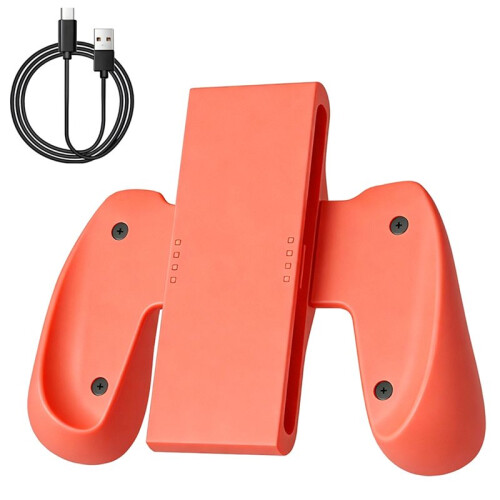 For   2 Controller Charging Grip Stand NS 2 Left/Right Controller Magnetic Charging Handle Bracket Orange