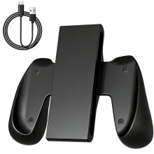 For 2 Controller Charging Grip Stand NS 2 Left/Right Controller Magnetic Charging Handle Bracket Black