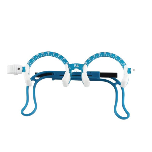High Quality Lens Trial Frame Single PD with Spare Nose Pad 54
