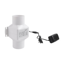 60mm Extractor Fan Low Noise Duct Hydroponic Air Blower Speed-Regulating Exhaust Fan for Home Bathroom Ventilation