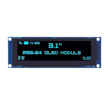 3.12" OLED Display 256x64 25664 Dots Graphic LCD Module Display Screen LCM Screen SSD1322 Controller Support SPI