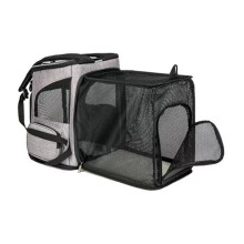 Breathable Pet Cat Carrier Backpack Foldable  Travel Bag Expandable Large Capacity for Cats Dogs