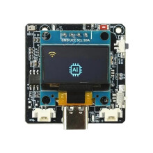 ESP32-C3 Development Board AI Dialogue Voice Module AI Voice Sensor Module with 0.96 Inch Screen for Deepseek/Xiaozhi