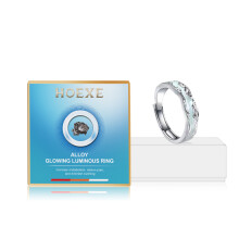Silver Glow-in-the-Dark Rings for Men & Women