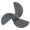 HéLice 7 1/4 Polegadas X 4 3/4 Polegadas 58130-ZV0-841ZB para Motor de Popa  BF2 / BF2.3  XNH283X (STIN GREY) 7