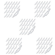 100Pcs Blind Cord Safety Cleat Blind Rope Cleat Window Cord Cleat for Home Window Blinds Curtains Sun Shades Ropes