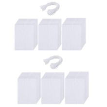 50 PCS Sublimation Car Air Freshener Sheets Car Scented Hanging Sheets DIY Rectangle Fragrant Sheets