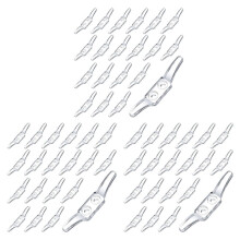 60Pcs Blind Cord Safety Cleat Blind Rope Cleat Window Cord Cleat for Home Office Window Blinds Curtains Sun Shades Ropes