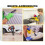 Steam Cleaner Accessory Set for  SC1-SC5 Universal Steam Jet Accessories Floor Nozzle, Window Squeegee, Brushes 7