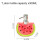 Laundry Detergent Bath Lotion Watermelon Shaped Ceramic Dispenser Bottle for Hand Soap  Press Pump Bottle 6