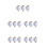 15Pcs White Water Heater Partition Wall Adapter Copper Head 2