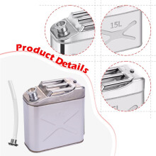 15L Heavy Duty 201 Stainless Steel Water Container for Camping Outdoors Portable Tank with Spigot