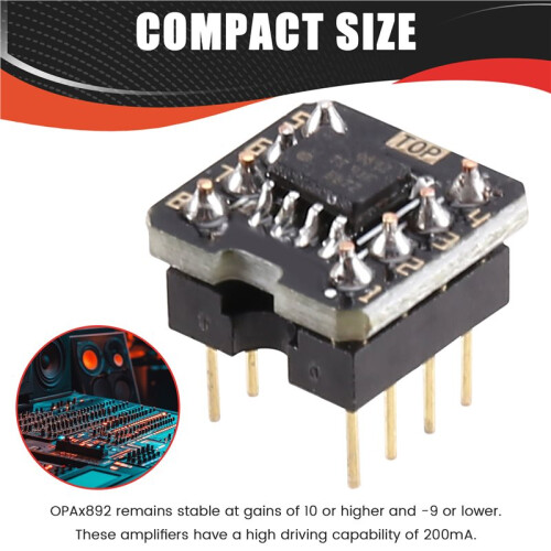 2pcs New Single Operation Amplifier OPA892 with Low Distortion/Noise/200mA High Current 2