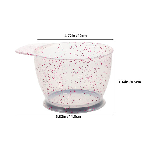 2Pièces Bol Application Coloration Rose Antidérapant Salon 1