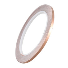 3Pcs 20 Meters Single Side Conductive Copper Foil Tape Strip Adhesive Emi Shielding Heat Resist Tape(4Mm/5Mm/6Mm)