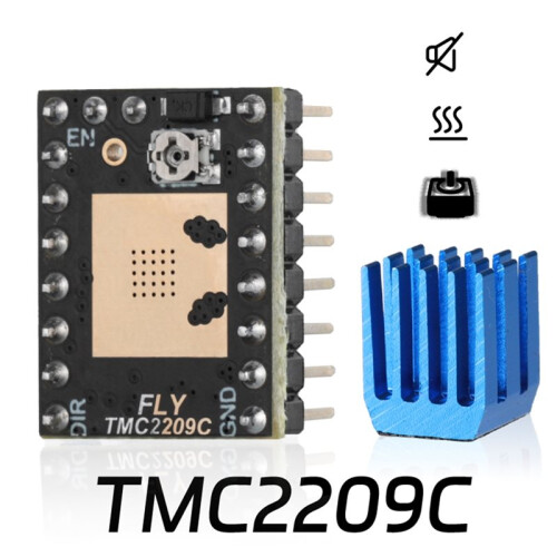 5Pcs TMC2209C 3D Printer Parts Complete Replacement for  3/5 Voron0.1/0.2 1