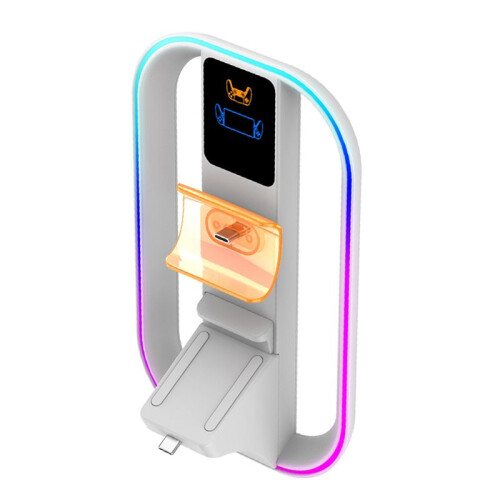 For PS5 Portal Charging Station for  Portal Remote Player /PS5 Controller with Charging Cable RGB Light 2