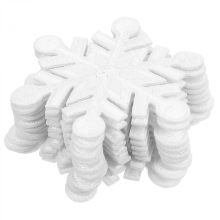 Strykelapper Snøflak Dekorative Hatter Tilbehør 10 Sett
