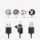 USB-C Digital Microscope, 10X to 200X Magnification with 8 LED Lights, Handheld Rotating Metal Stand 4