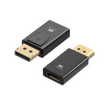 4K Dp to HDMI-Compatible Video Adapter Compatible With Displayport Male to HDMI-Compatible Computer TV Monitor Conve H