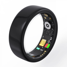 Smart ring: Sporer aktivitet, søvn, puls, stress og kvinners helse. IP68 vanntett, ingen avgifter. Kompatibel med iP