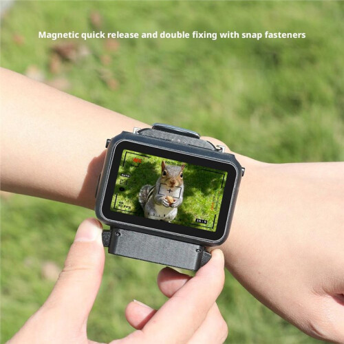 For  OSMO  Camera Protective Frame Case with Wrist Strap, Shockproof Anti-Drop Handle Grip Thumb Control Mount 2