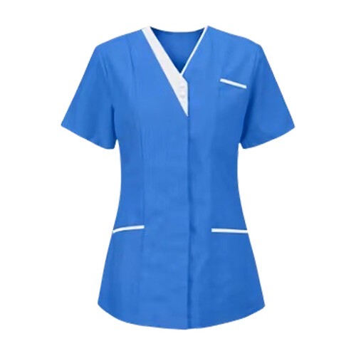 Housekeeping Uniforms Cleaning Uniforms Short-royal blue M