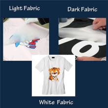 DTF Transfer Film 200 Sheets-A4 PET Heat Transfer Paper for DIY Direct  T-Shirts.Socks,Bags, 8.3 Inch x 11.7 Inch