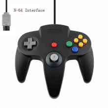 Confezione da 2 controller N64 cablati classici per giochi retrò a 64 bit, joystick di ricambio per gamepad - G