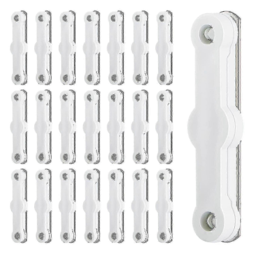 No-Drill Screen Window Fixing Clips: Self-Adhesive Buckle Design for Easy Installation-24pack-H   H