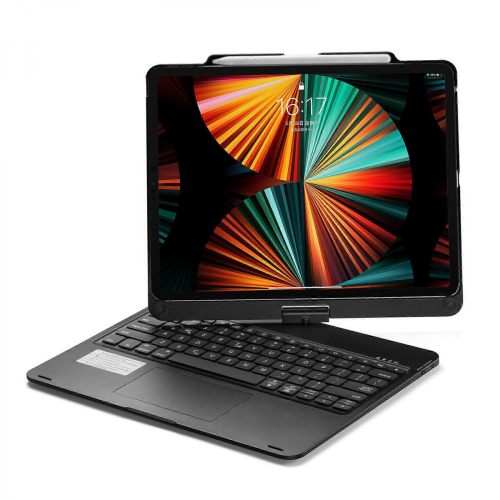 Compatible With  Pro 12.9'' for Case Keyboard 360 Rotating Backlit Touchpad BT5.1 Wireless-H   H 1