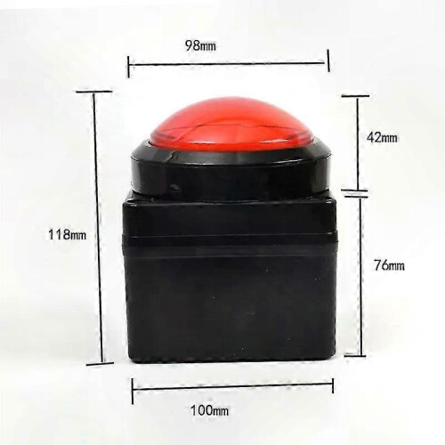 1m USB Buzzer Switch for Mouse, Keyboard, and Lottery Devices, Customizable Remote Control Functionality 1