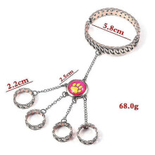 (4, One Size) Girl Lady Jewelry Peacock Necklace Pendant Snake Bracelet Tales Cosplay Jewelry Accessories Woman Man Gifts Anime Jewelry - DSW