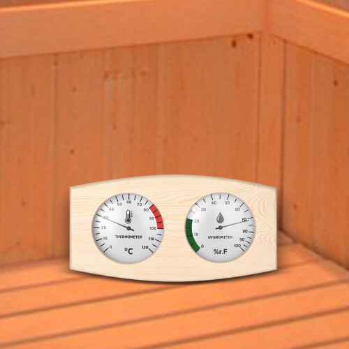 Reliable Sauna Room Environment Meter with 0-100% Humidity 1
