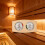 Reliable Sauna Room Environment Meter with 0-100% Humidity 5