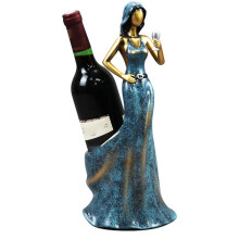 Red Wine Rack Home Decoration Ornaments Grape Wine Display Rack Cabinet Decoration Design Girl Wine Bottle Holder