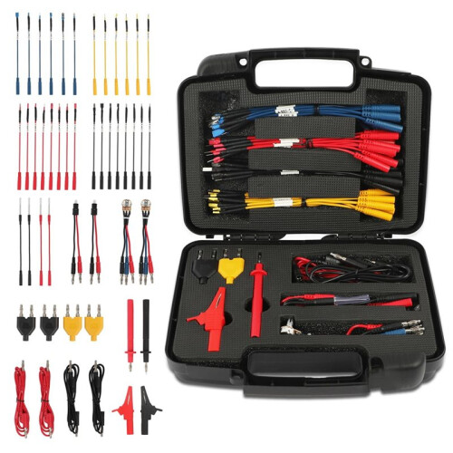 48PCS Automotive Circuit Test Leads Kit Electrical Breakout Leads Automotive Kit Multi Function Auto Diagnostic Tools