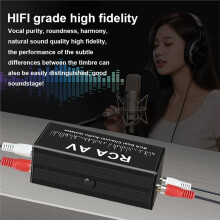 Audio Noise Filter Ground Loop Isolator for RCA Eliminate Hum Buzz Static Car Home Stereo System Car Audio Filter