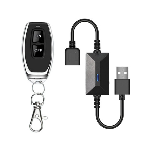 USB Wireless RF Remote Control  Power /OFF for LED Light Strip Reading Lamp Light Fan