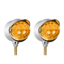 2Pcs Truck Taillight 17LED Brake Light 12V Turn Signal Light Indicator Lamp Side Lights for Cargo Van Truck