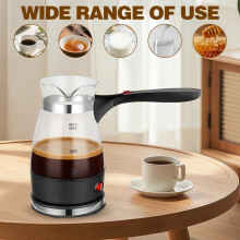 Electric Turkish Coffee Machine,Coffee Maker with Handle,500 Ml Electric Coffee Pot,Espresso Maker,for Tea,Mocha Eu Plug