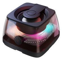 Haut-Parleur Magnétique Portable Sans Fil pour Extérieur, Petit Format, Audio, Éclairage D'Ambiance RGB, Haut-Parleur