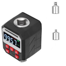 Digital Torque Wrench Adapter 1/2" Drive 2% Precision Resolution of 0.01Nm with 9 Sets Preset Value Torsion Meter