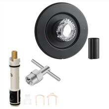 Shower Trim Kit,for Moen T470 Chateau Shower Trim for 1225 Trim Kit,W/ 1225 Replacement Cartridge,104421 Removal Tool B
