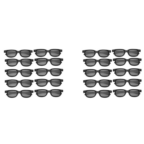 20Pcs Polarized Passive 3D Glasses for Cinema IMIX Screen