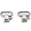 Ensemble de fixations rapides en acier pour bretelle de chasse, avec vis, noir._M 5
