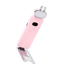 Légère petite Led lecture veilleuse Portable-Mors de lapin rose