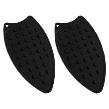 2Pieces Multipurpose Heat Resistant Ironing Mat Provide-Black