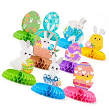 9Pcs Easter Rabbit Eggs Designs Honeycomb Paper-Cartoon animal