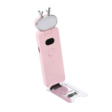 Portable Table Lamps Eye Protection LED Card Lamp For-Pink lu
